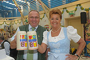 Tourismus-Chefin Dr. Gabriele Weishäupl mit Wiesn-Wirtesprecher Toni Roiderer (Foto: Ingrid Grossmann)